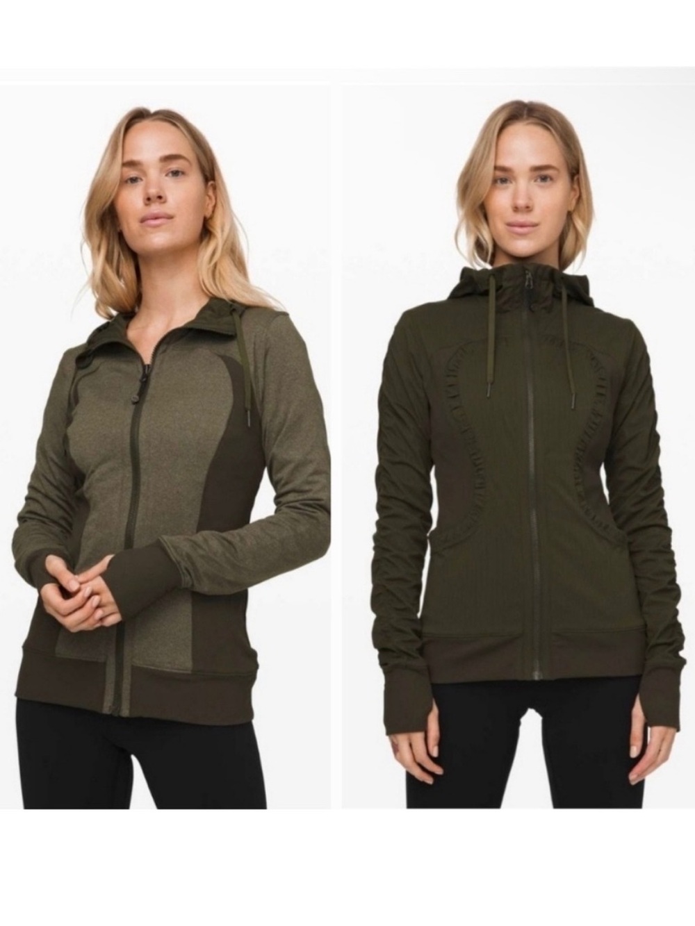 Lululemon Dance Studio Reversible Jacket Size 6 Dark Green